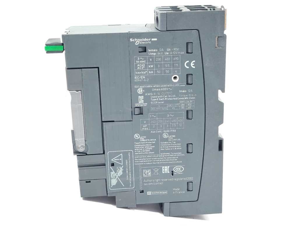 Schneider Electric LUB12 Power Base TeSys With LUCA12BL, LUA1C11