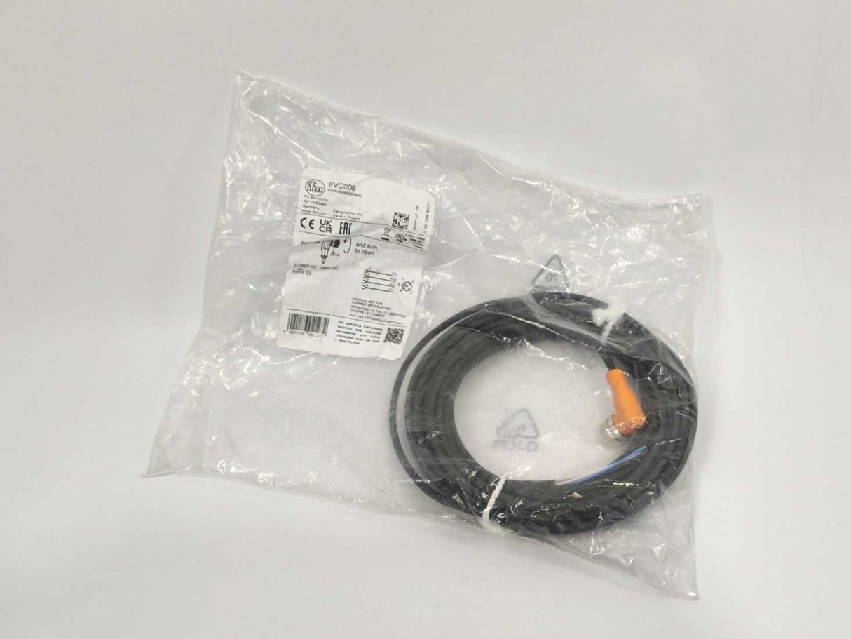 Ifm Electronic EVC006 Connecting cable with socket 10m M12 Socket