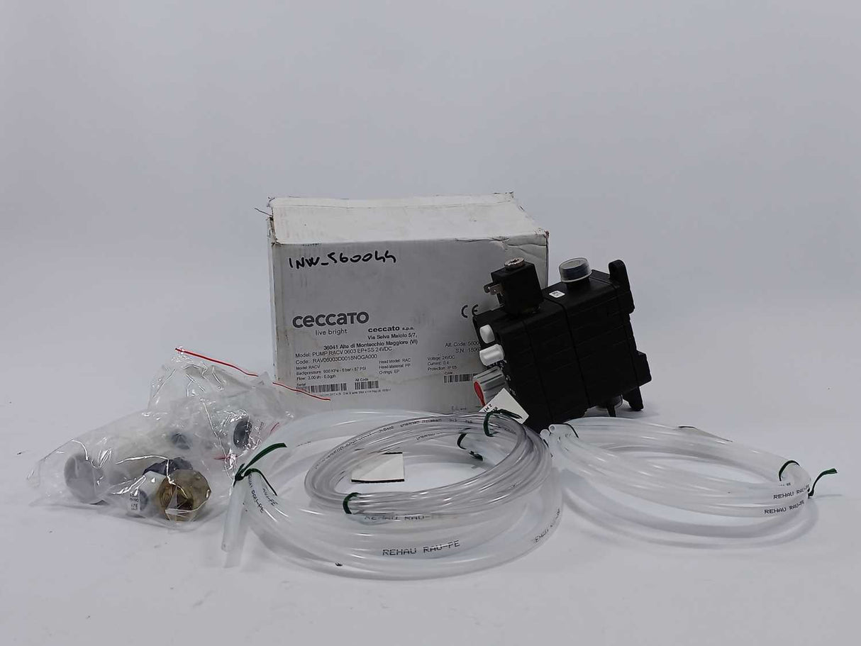 ceccato RAV06003D0018NOGA000 PUMP RACV 0603 EP+SS 24VDC 4X6