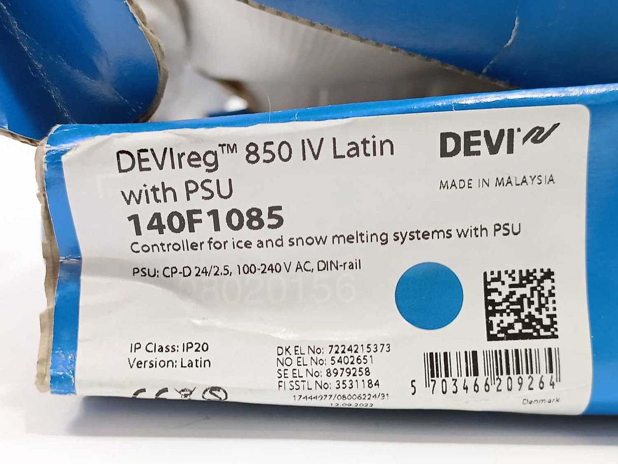 Danfoss / Devi 140F1085 DEVIreg™ 850 Thermostat w/ PSU