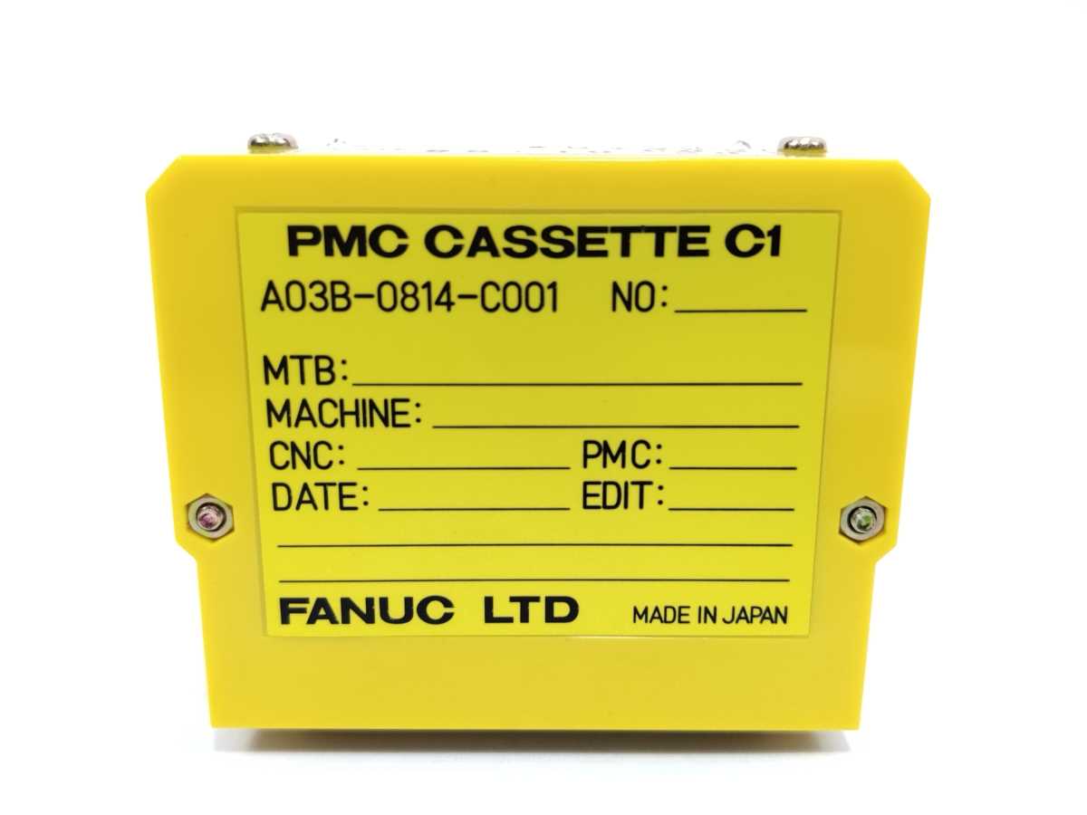 Fanuc A03B-0814-C001 PMC Cassette C1 Spindle Monitor Unit