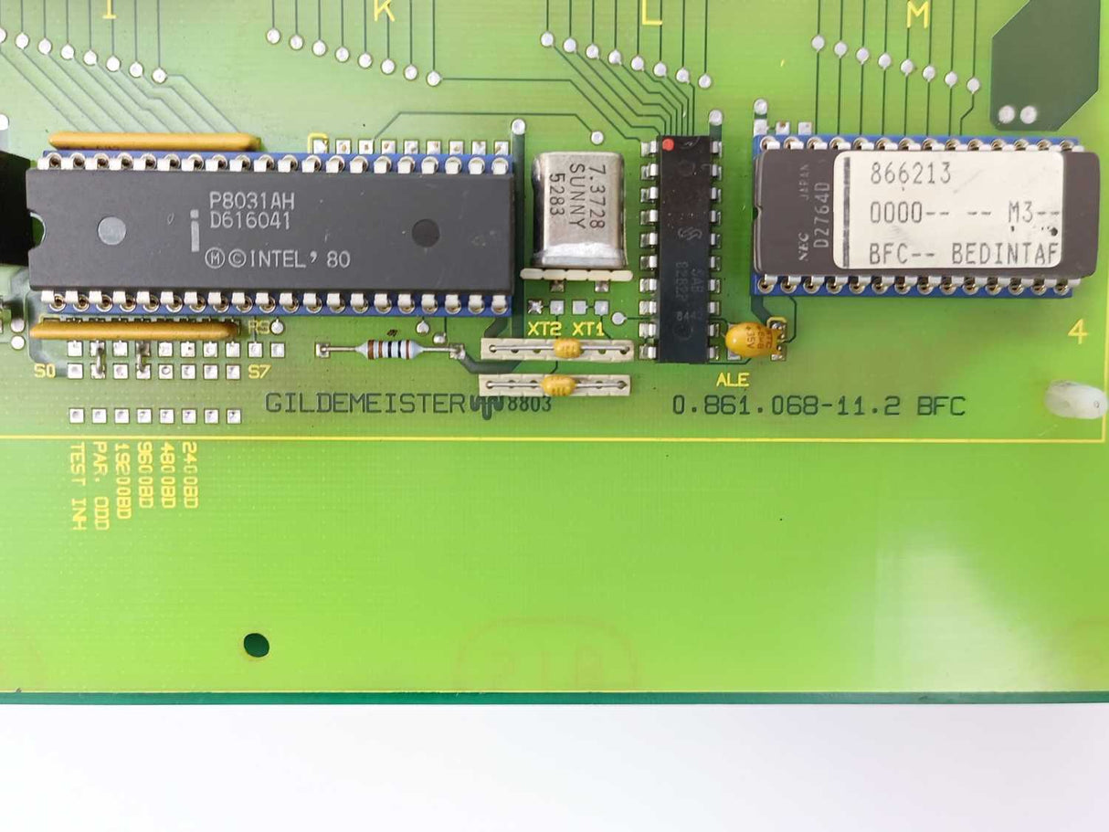 Gildemeister IN0853334 0.861.733-16.2 FTE 0.861.068-11.2 Keypad Operator Panel
