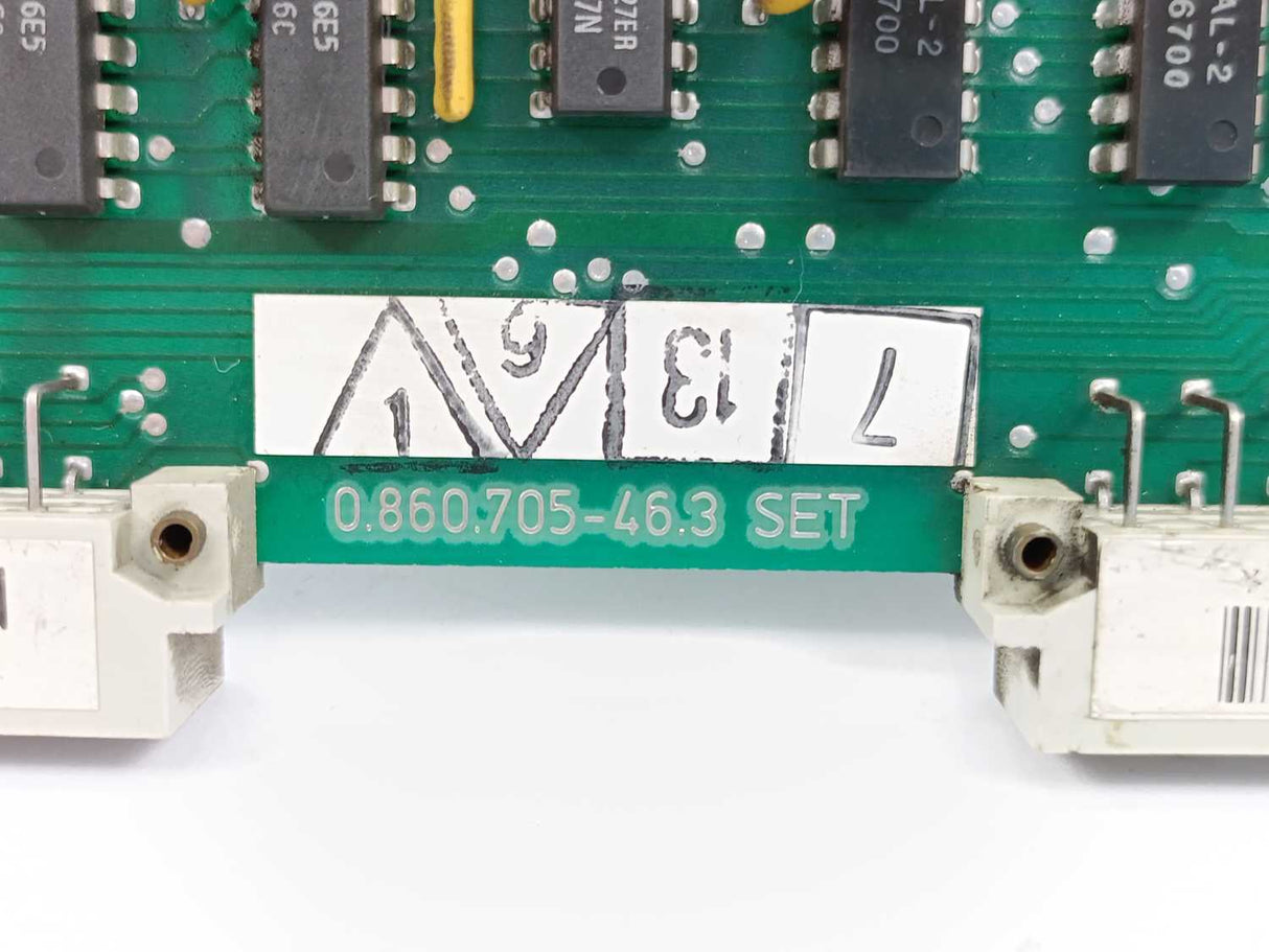 Gildemeister 0.860.705-46.3 INO853255 SET-10 AES 0 Control Board