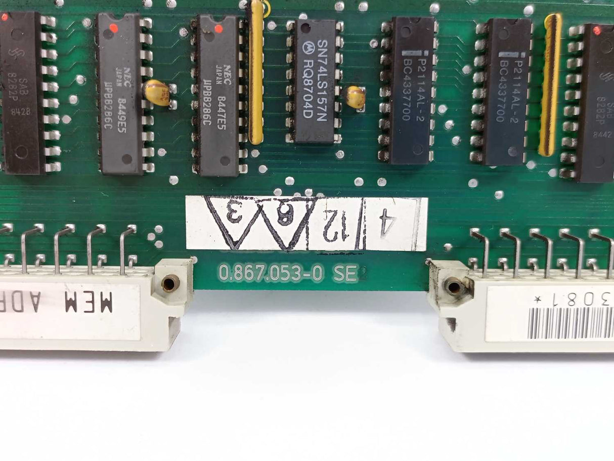 Gildemeister 0.867.053-0 INO853081 SE2 AES 1 Control Board