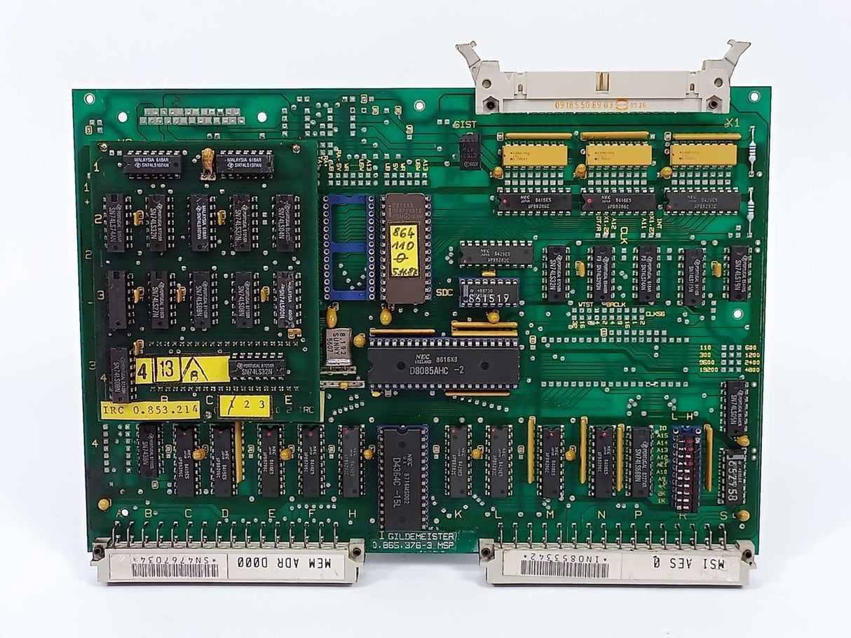 Gildemeister 0.865.376-3 IN0853342 MS1 AES 0 Control Board