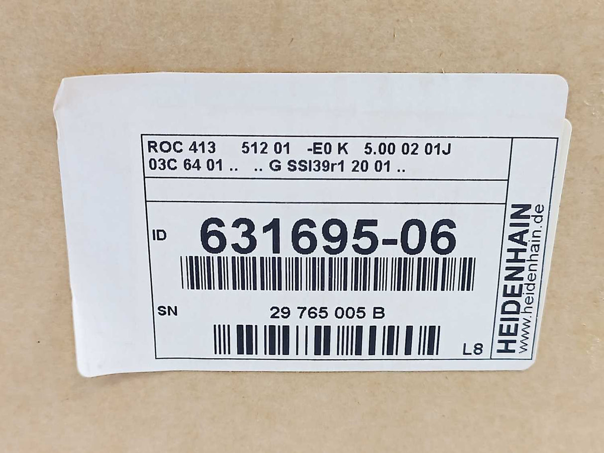HEIDENHAIN 631695-06 ROC 413 512 01-E0 Absolute Rotary Encoder