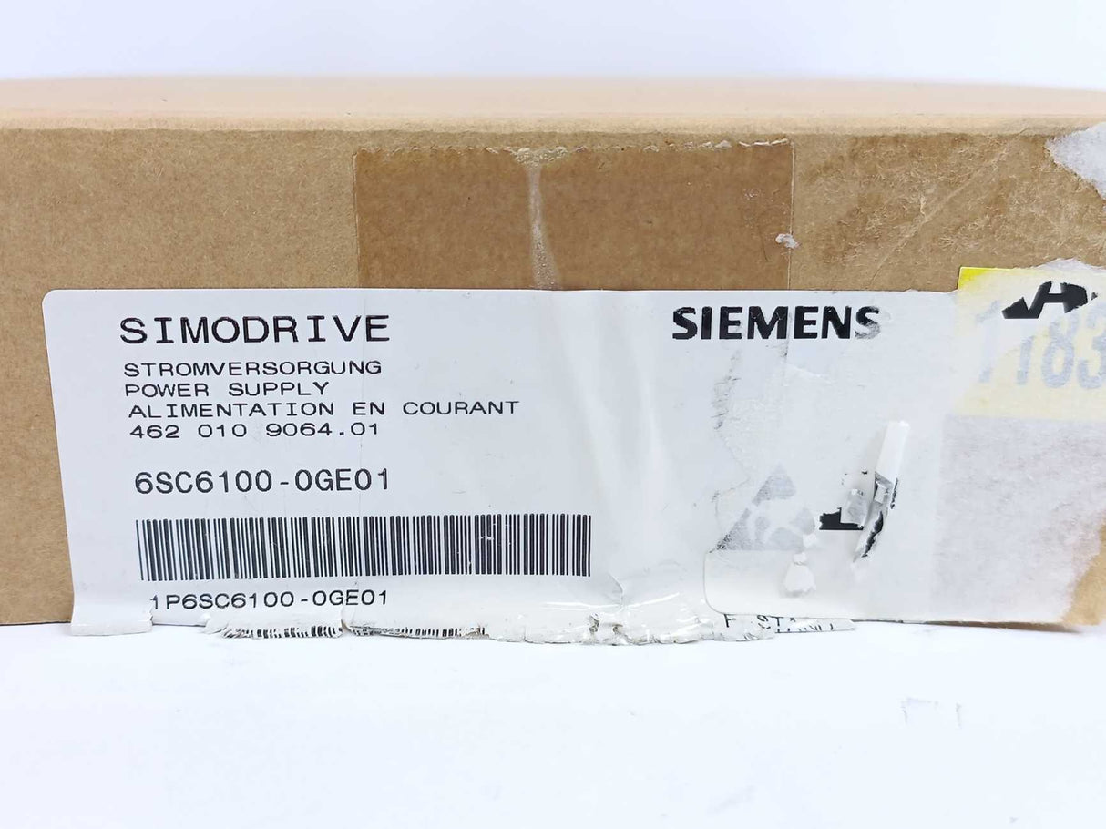Siemens 6SC6100-0GE01 462 010 9064.01 SIMODRIVE Power Supply Board