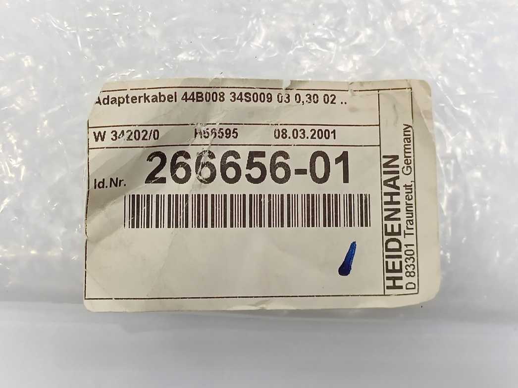 HEIDENHAIN 266656-01 44B008 34S009 03 0.30 02 .. BK Adapter Cable 0.3m