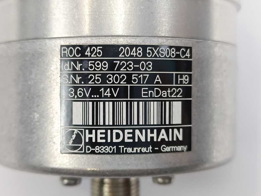 HEIDENHAIN 599723-03 ROC 425 2048 5XS08-C4 A 0.00 .. 73A01C 64 01 Rotary Encoder