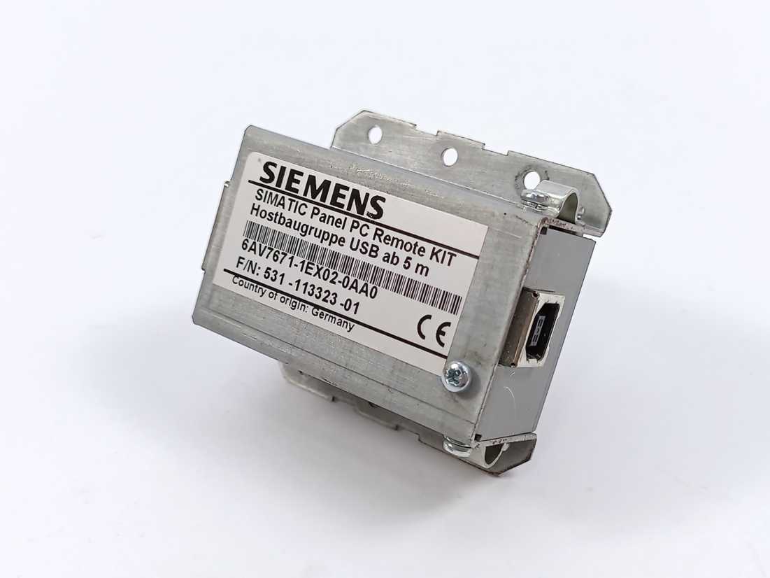 Siemens 6AV7671-1EX02-0AA0 SIMATIC Panel PC Remote KIT