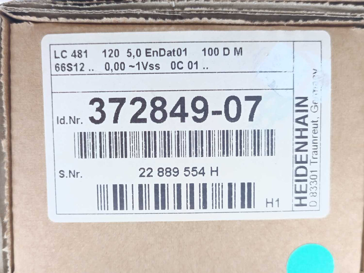 HEIDENHAIN 372849-07 LC 481 Absolute Sealed Linear Encoder