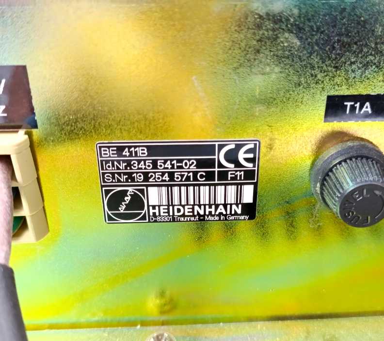 HEIDENHAIN 345541-02 BE 411B, Monitor