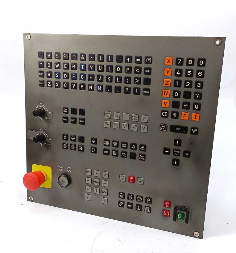 HEIDENHAIN 315468-02 TE 425 D, Machine Keyboard Control Device