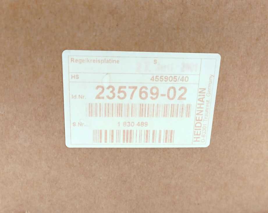 HEIDENHAIN 235769-02 Contr. loop board 325 821-03