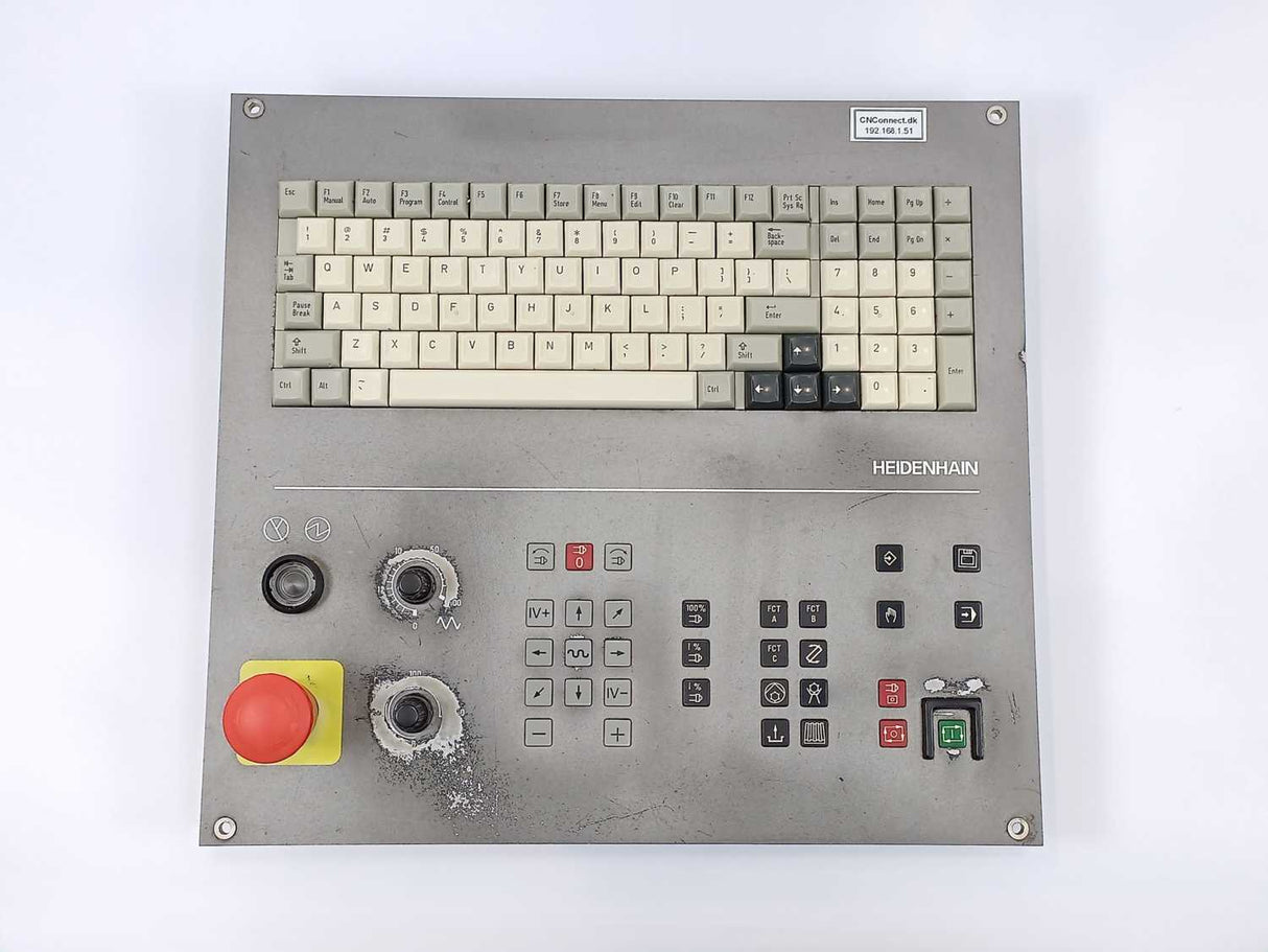 HEIDENHAIN 332081-01 TE 425MP, Machine Keyboard Control Device 332 740-01