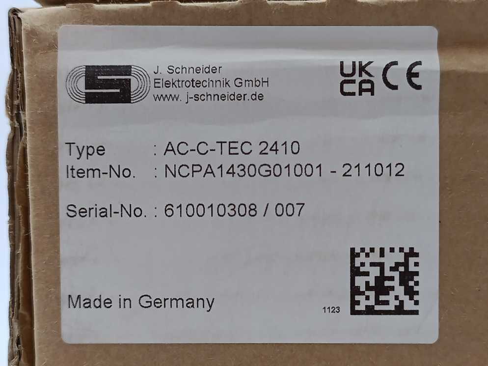 J. Schneider AC-C-TEC 2410 NCPA1430G01001 Ultracapacitor