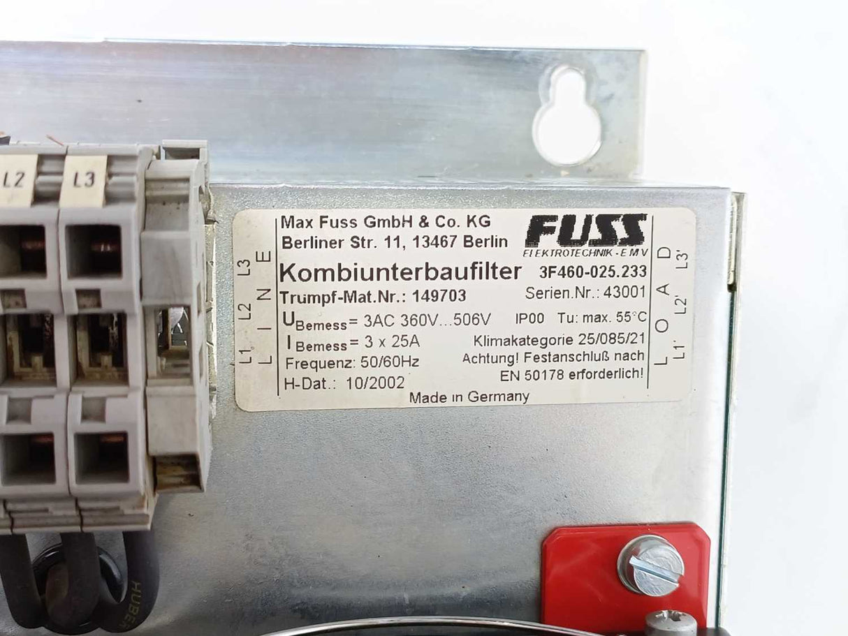 LUST VF1424L,HF,OP2,S56 Frequency Drive Inverter W: 3F460-025.233