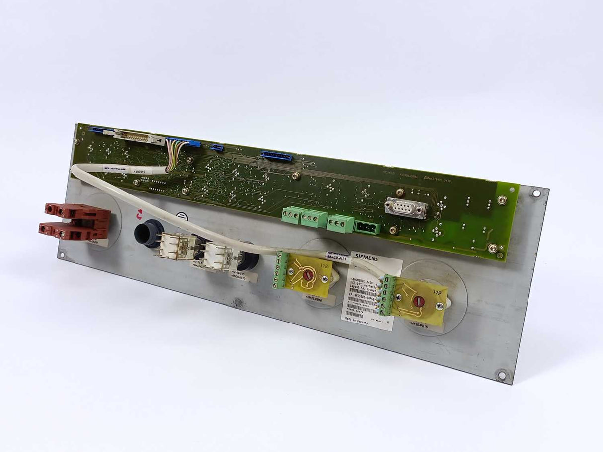 Siemens 6FC5203-0AF52-1AA0 SINUMERIK 840D MCP 19" Control Panel