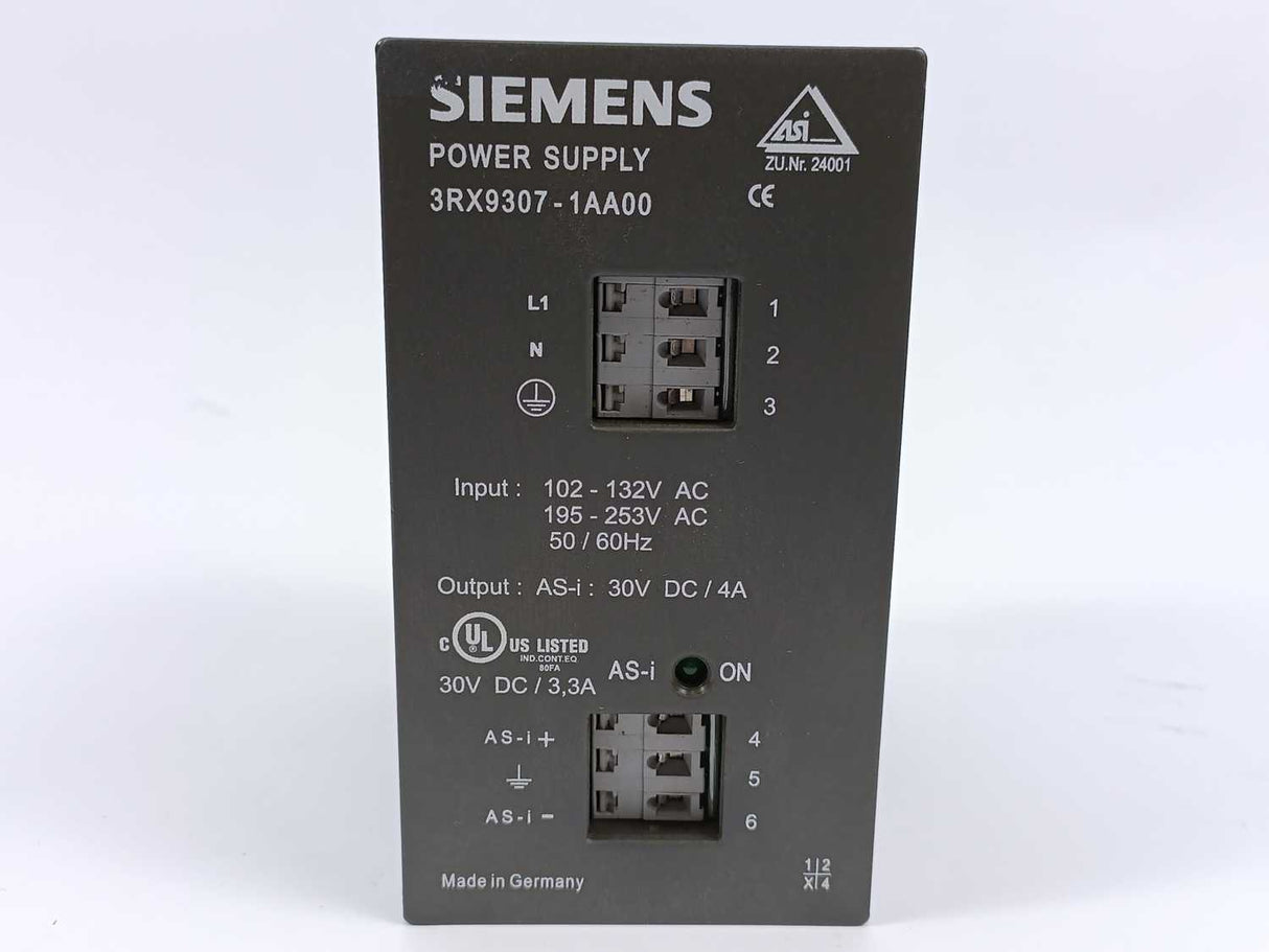 Siemens 3RX9307-1AA00 Power Supply