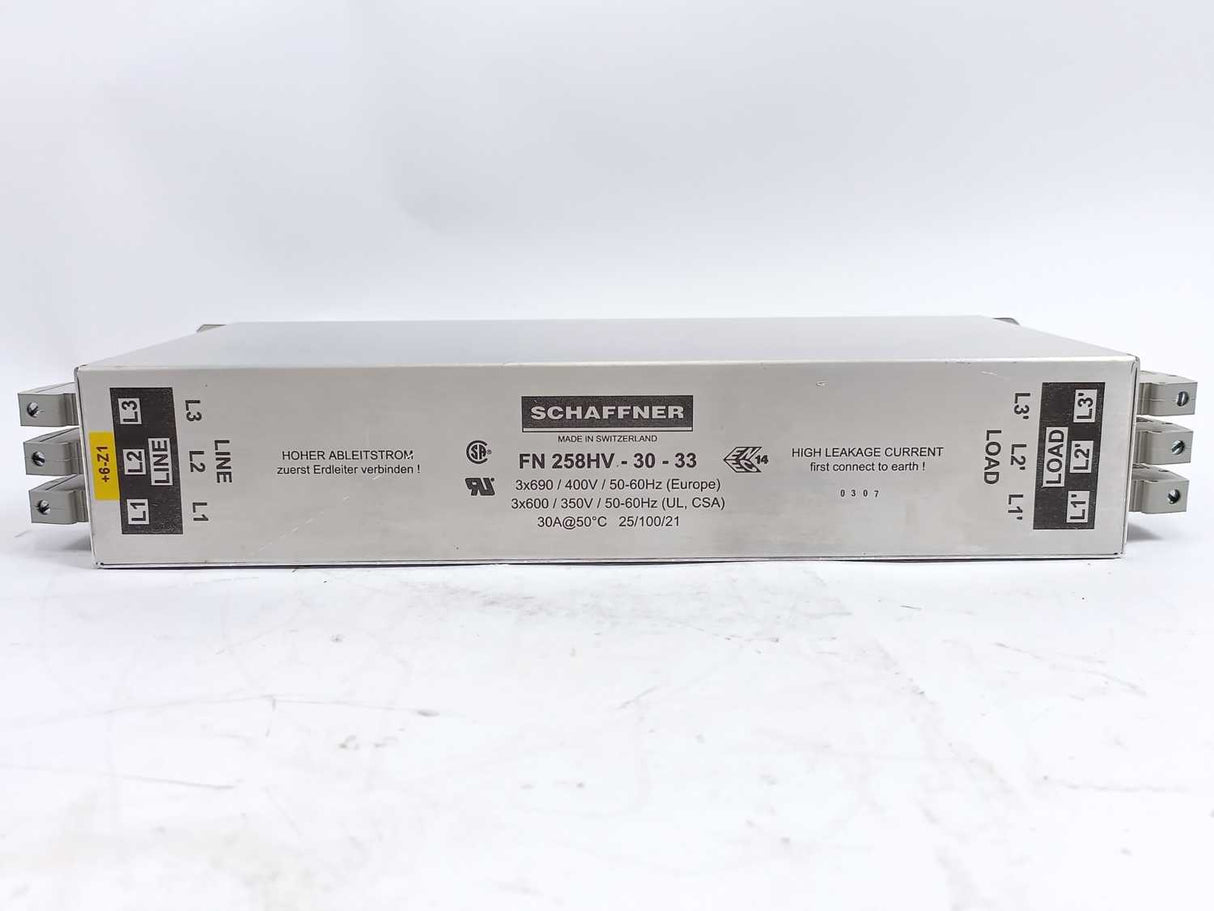 SCHAFFNER FN258HV-30-33 400V/50-60Hz