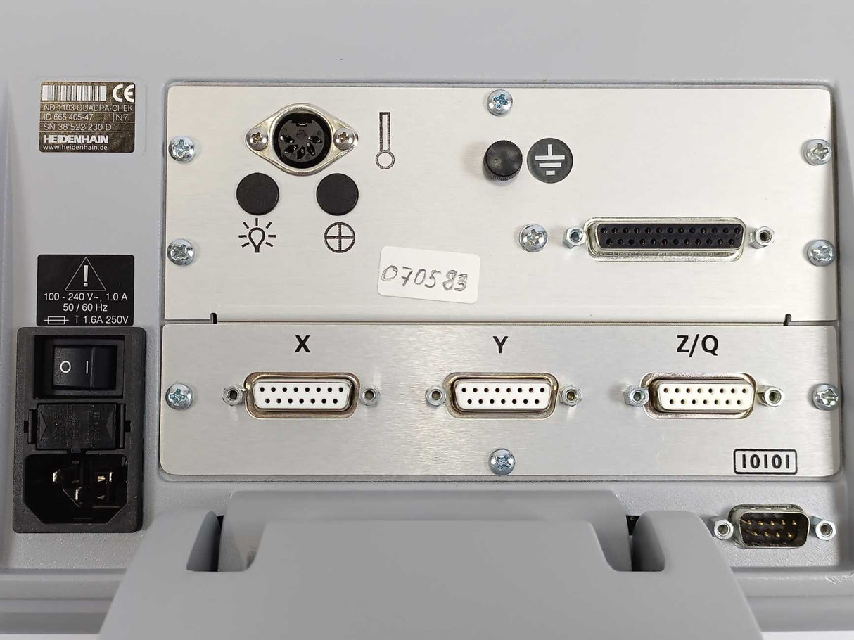 HEIDENHAIN 665405-47 ND 1103 QUADRA-CHEK Digital Readout Unit