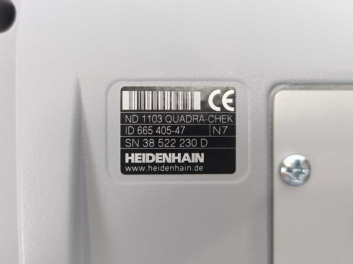HEIDENHAIN 665405-47 ND 1103 QUADRA-CHEK Digital Readout Unit
