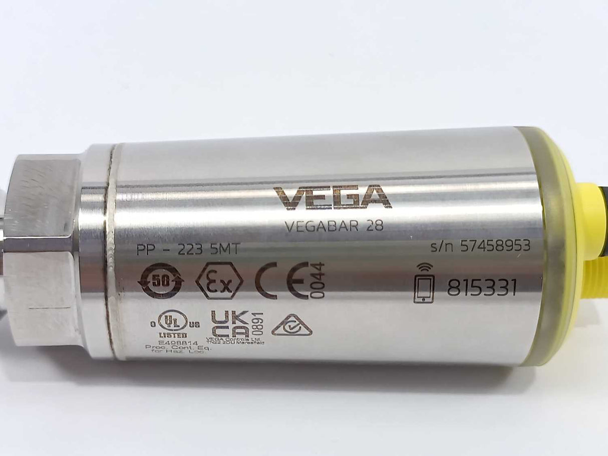 Vega VEGABAR 28 PP-223 5MT Pressure sensor 0...60 bar