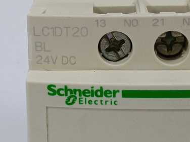 Schneider Electric LC1DT20BL TeSys Contactor 24VDC