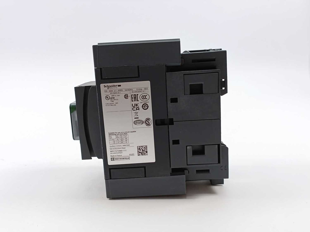 Schneider / Telemecanique LC1DT60A3BD 4 Pole Contactor 440V 60A 24VDC Coil