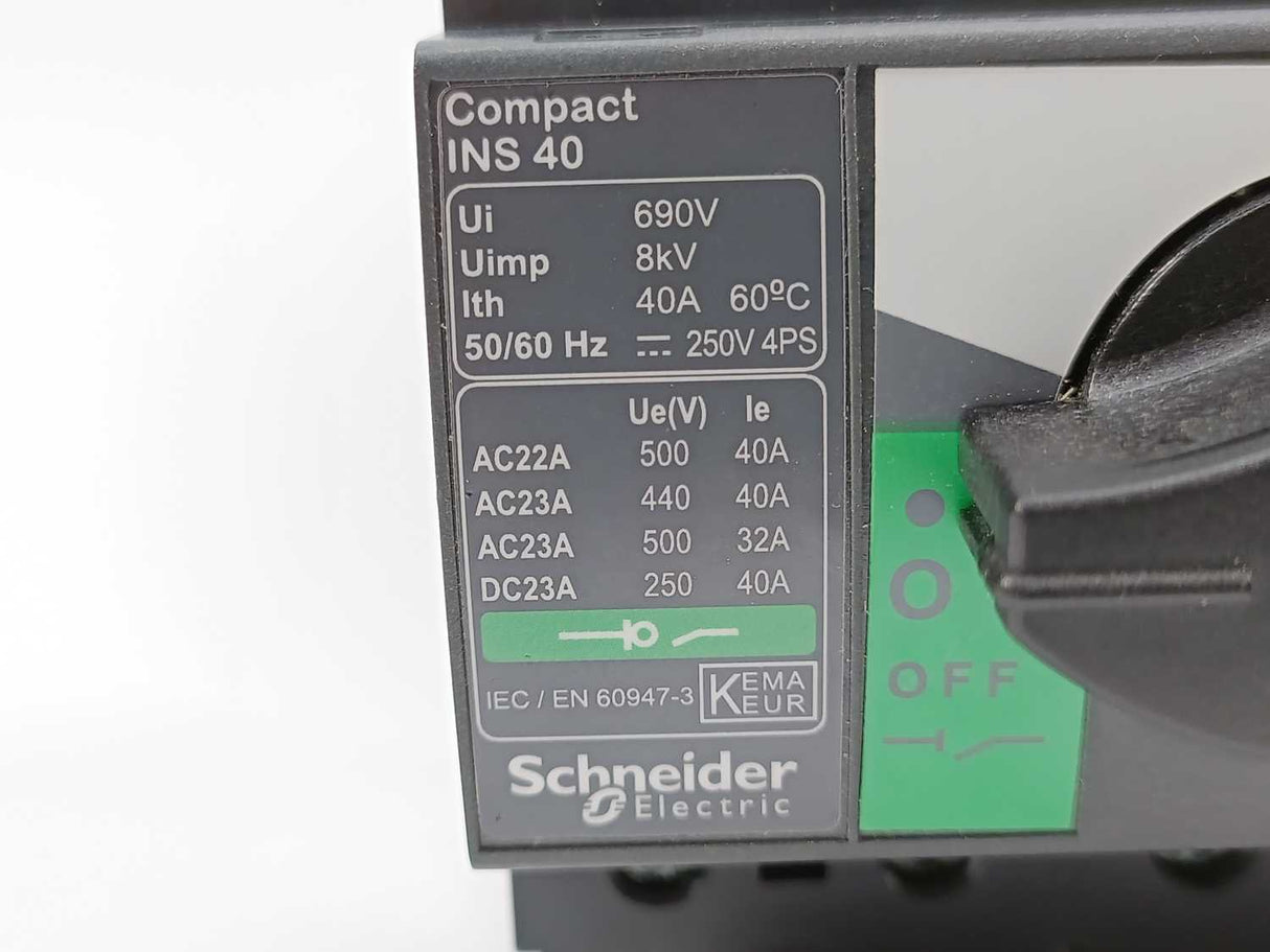 Schneider Electric 28901 Switch Disconnector 40A