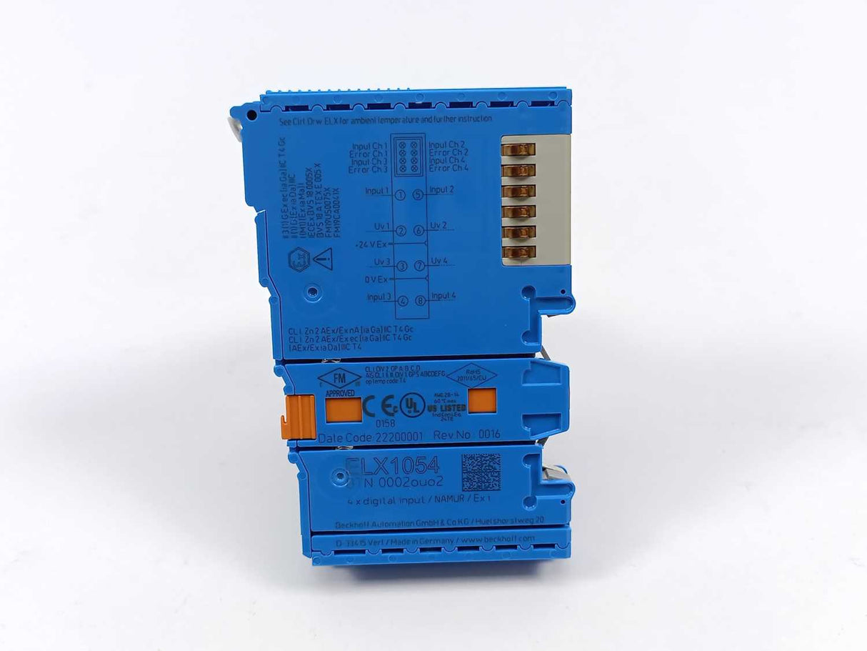 Beckhoff ELX1054 EtherCAT Terminal, 4-channel digital input