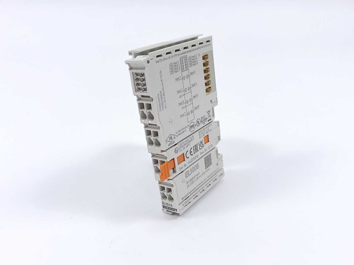 Beckhoff EL1008 EtherCAT Terminal, 8-channel digital input, 24 V DC, 3 ms