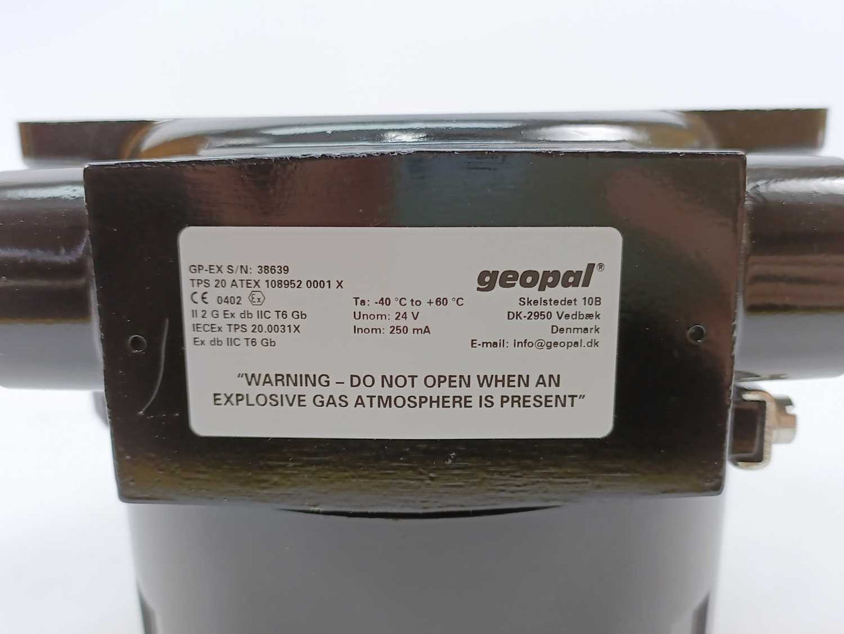 Geopal GP-NOVA GP-EX Stand-Alone ATEX Gas Detector. Ex certified