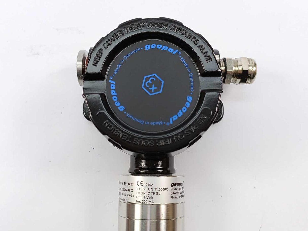 Geopal GJ-EX Gas Detector. Ex certified, not used, just mounted