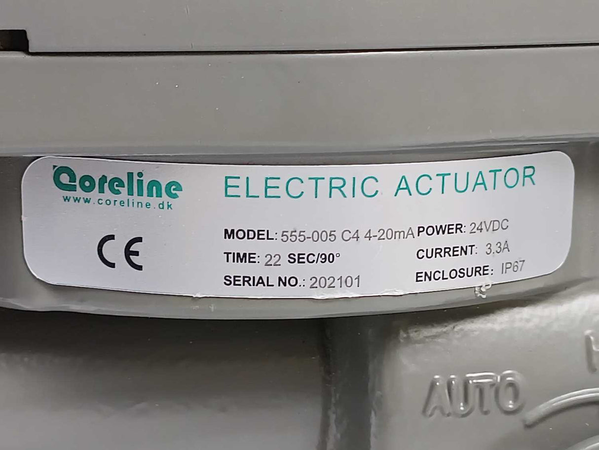 Coreline 555-005 C4 4-20mA Electric Actuator + 32F/40R 1500PSI valve