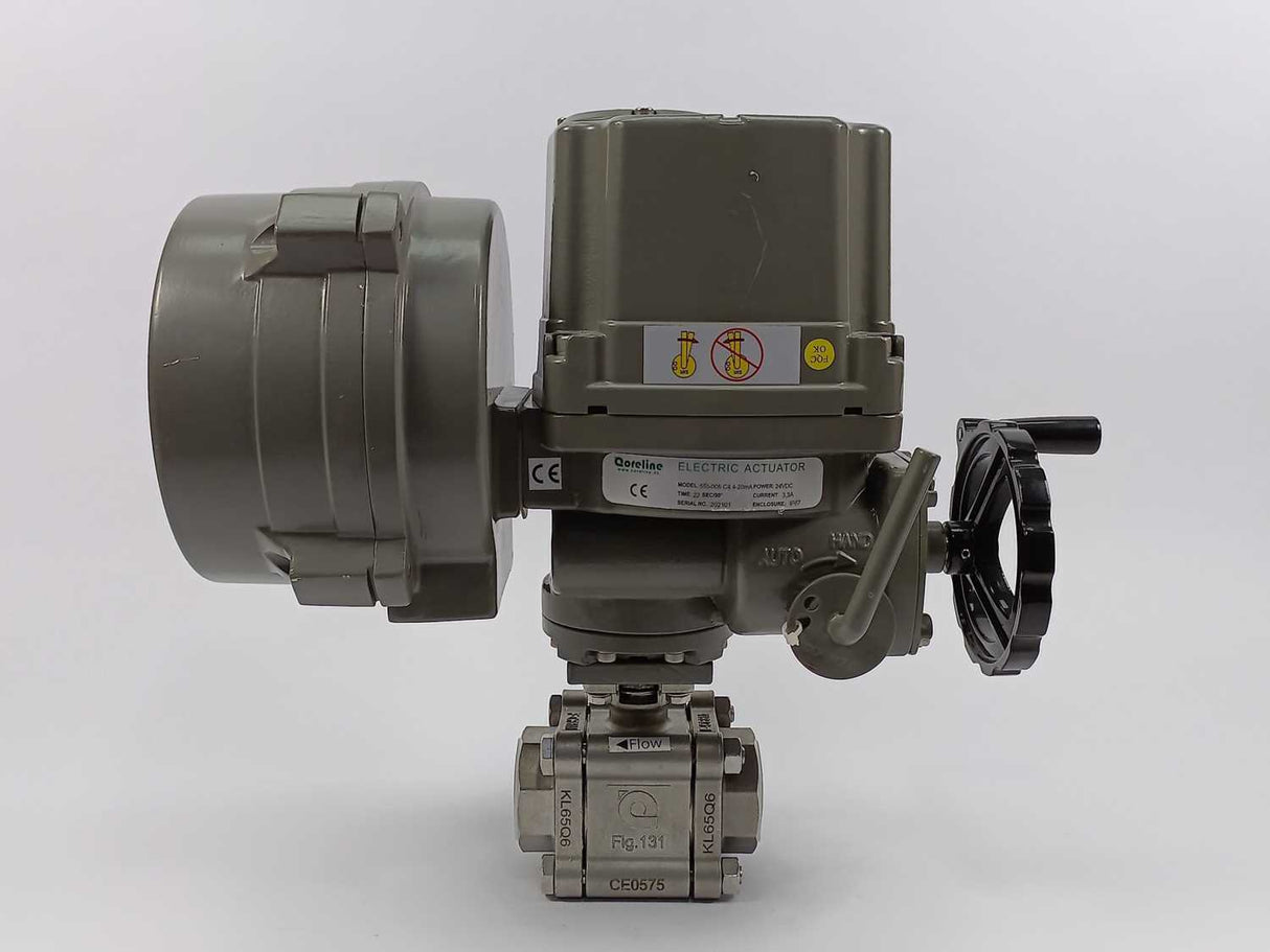 Coreline 555-005 C4 4-20mA Electric Actuator + 32F/40R 1500PSI valve