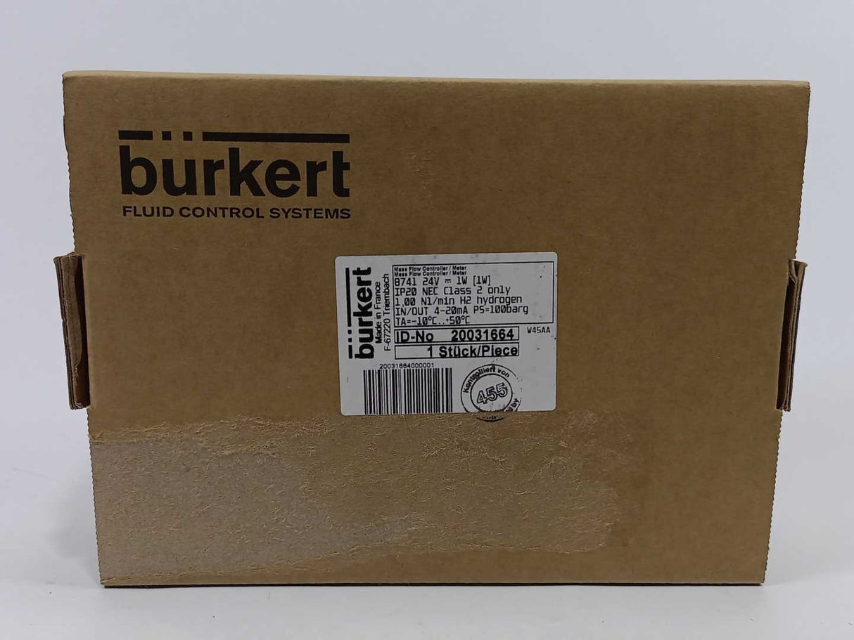 Burkert 20031664 8741 Mass Flow Controller / Meter