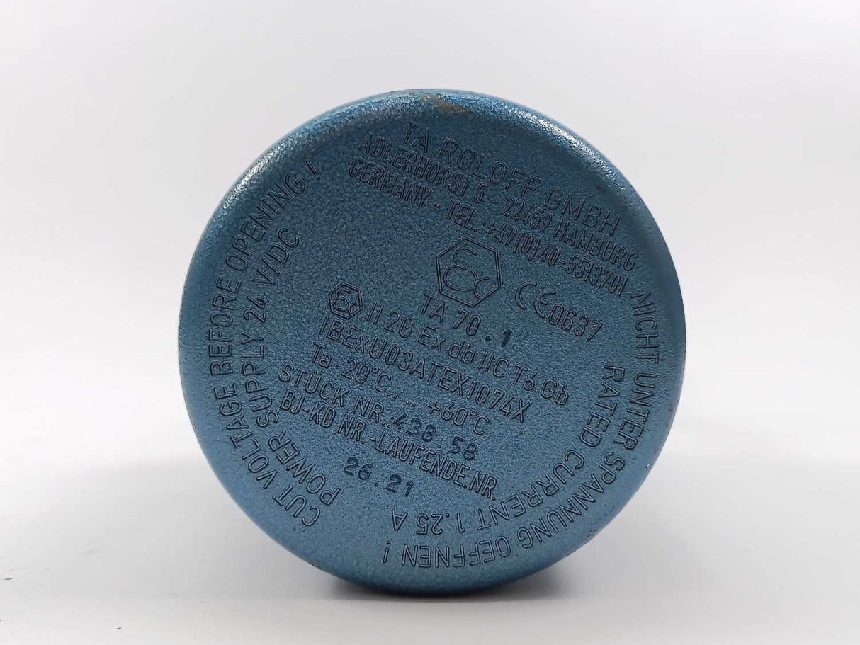 Gulex TA70/1/EX/P7/4-20/4U/4S/4-20 Valve actuator + Swagelok BSHN4-02-5-EEK-G93