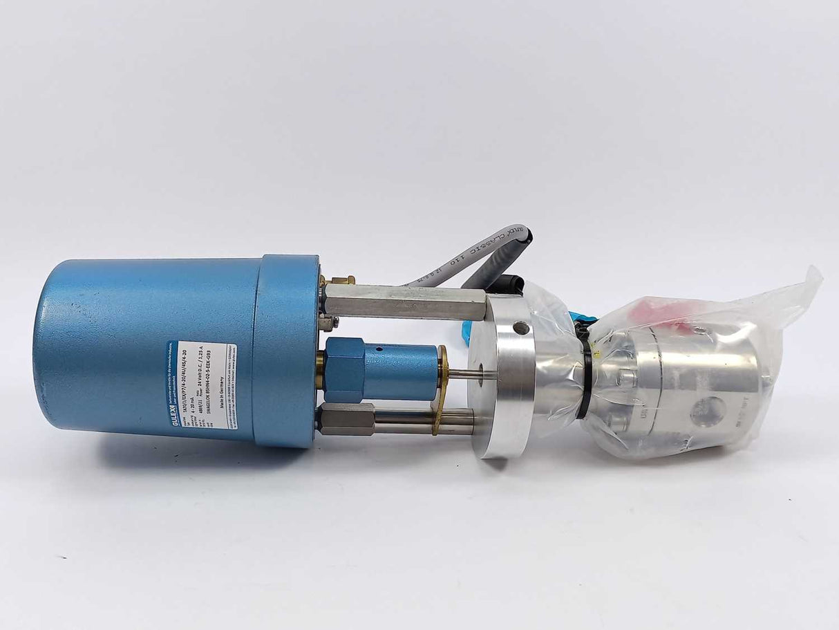 Gulex TA70/1/EX/P7/4-20/4U/4S/4-20 Valve actuator + Swagelok BSHN4-02-5-EEK-G93