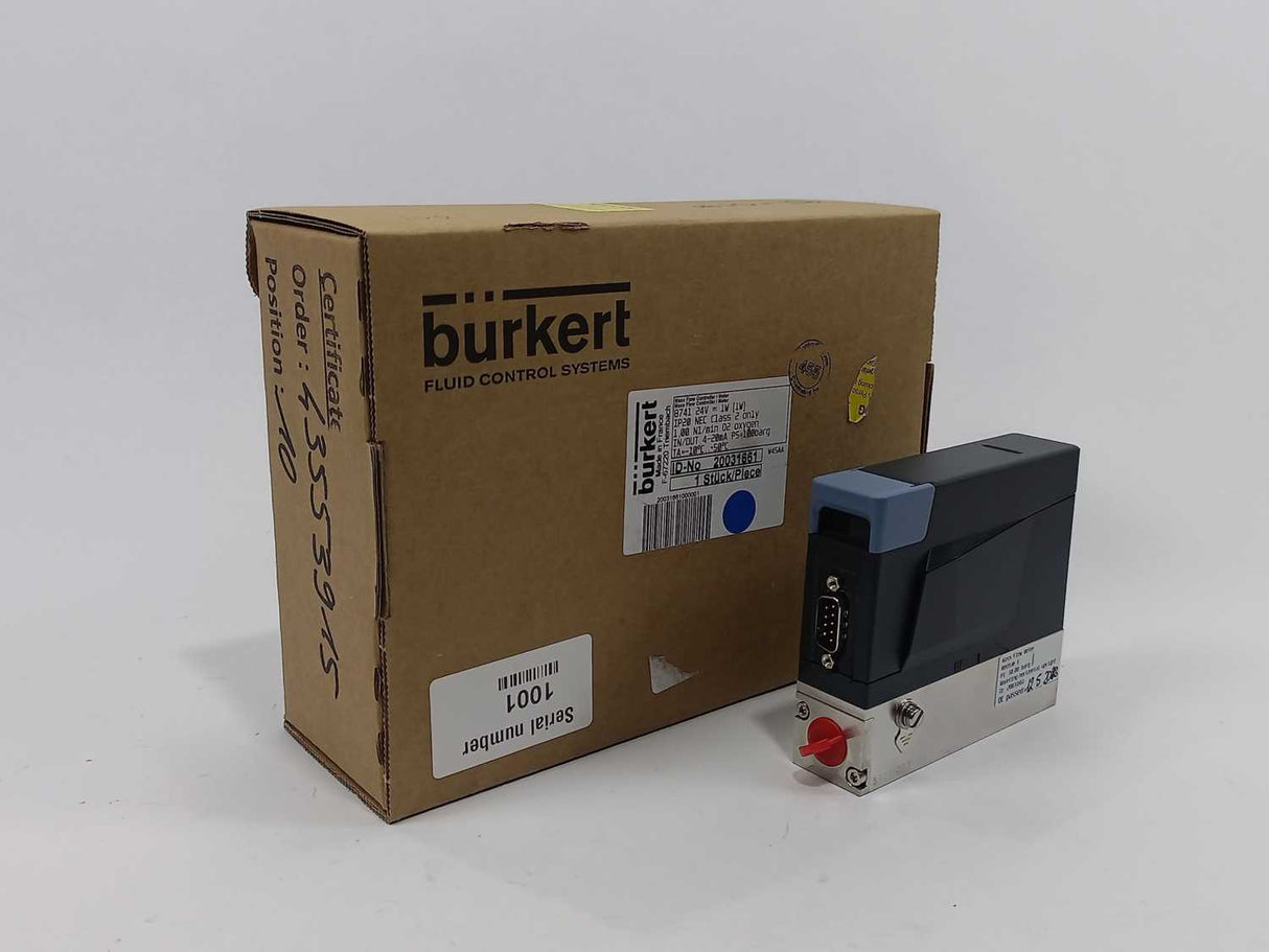 Burkert 20031661 8741 Mass Flow Controller / Meter