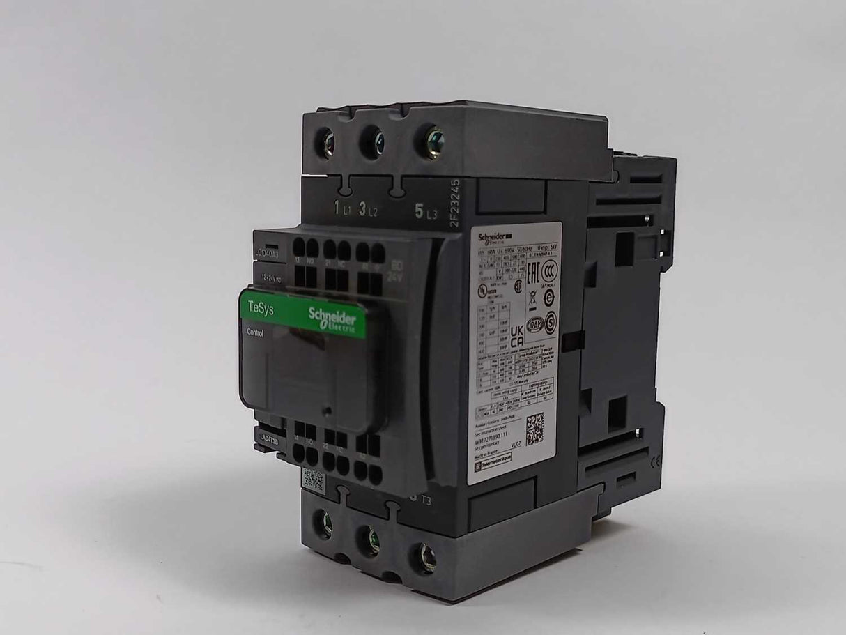 Schneider Electric LC1D40A3BD 3 Pole Contactor 440V-40A-24VDC coil