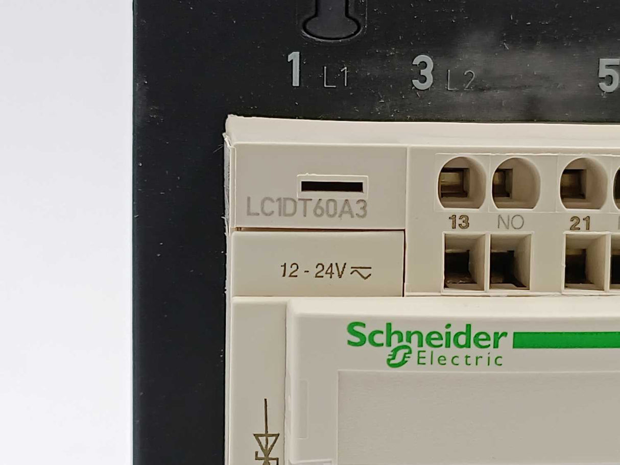 Schneider / Telemecanique LC1DT60A3BD 4 Pole Contactor 440V 60A 24VDC Coil