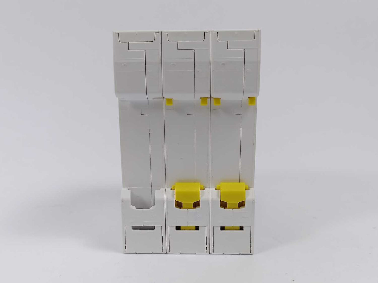 Schneider Electric A9F04306 Miniature Circuit Breaker 3P, 6A, C Curve. 4 pcs.