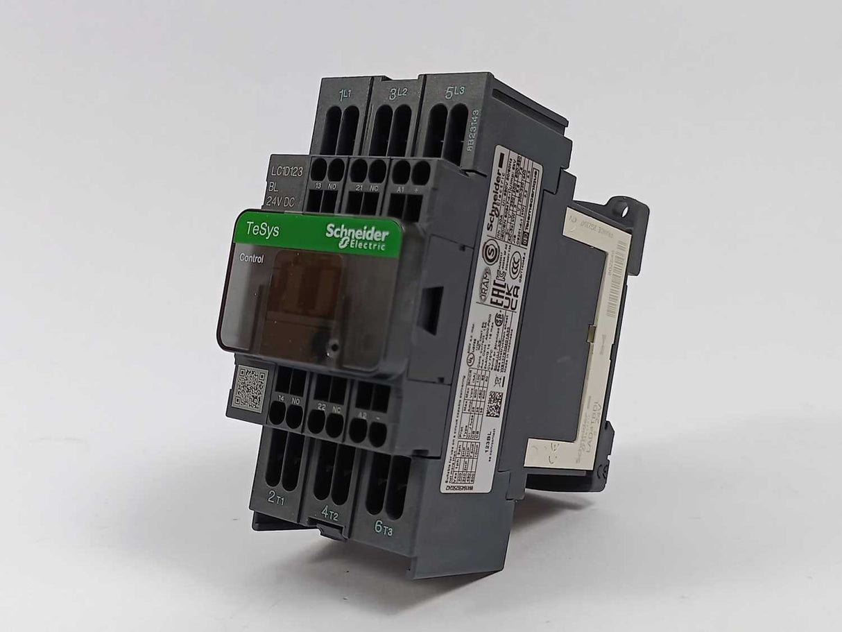 Schneider Electric LC1D123BL Contactor 3P, 12A, 24VDC