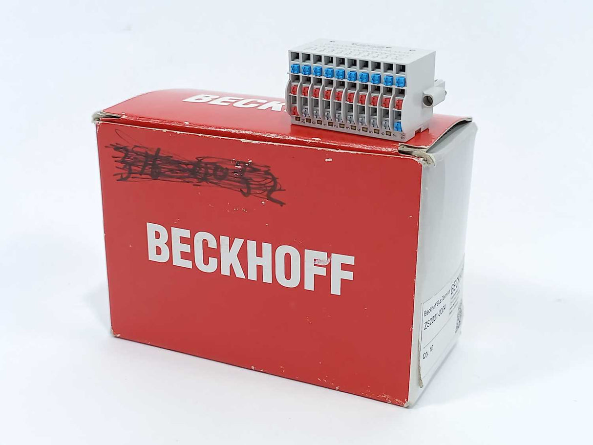 Beckhoff ZS2001-0004 Female header with spring connection 10 Pcs.