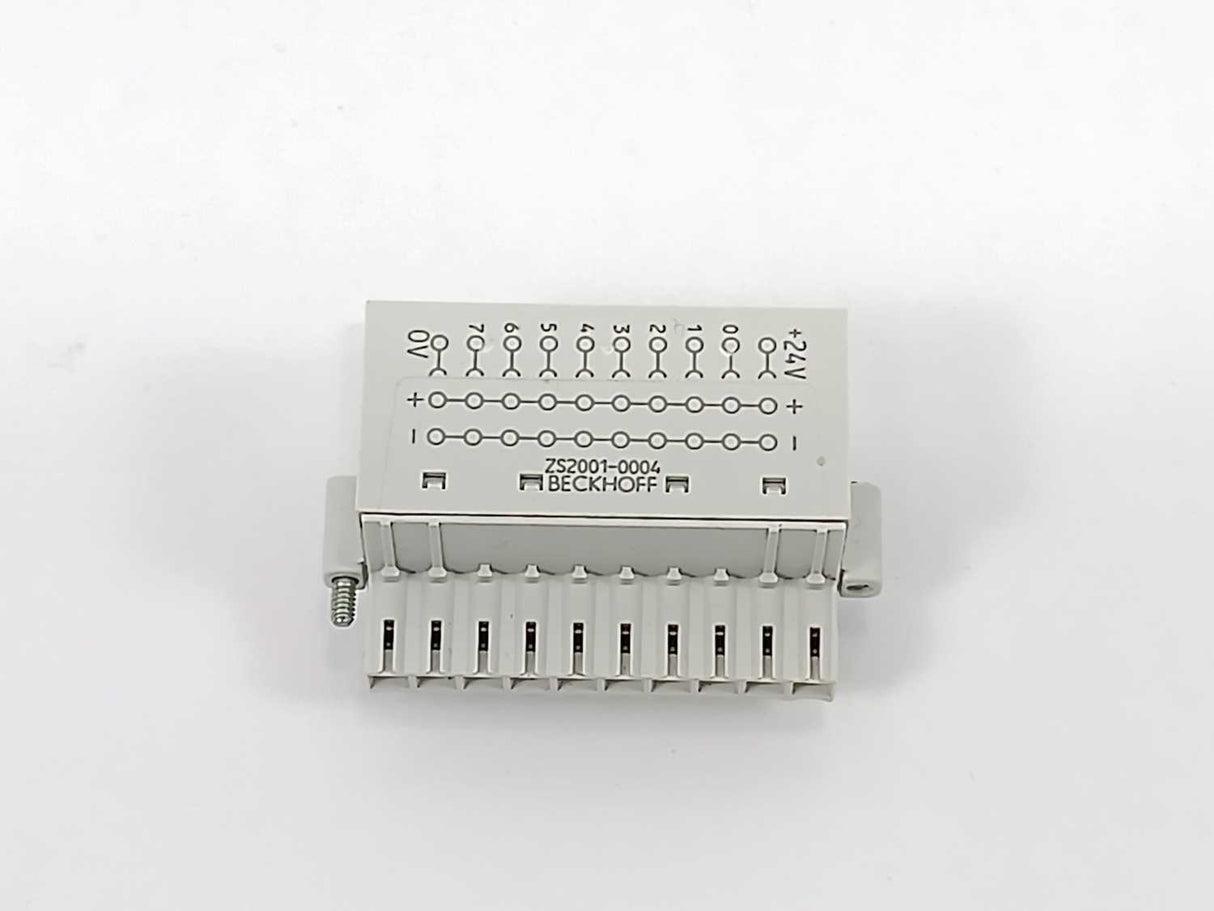 Beckhoff ZS2001-0004 Female header with spring connection 10 Pcs.