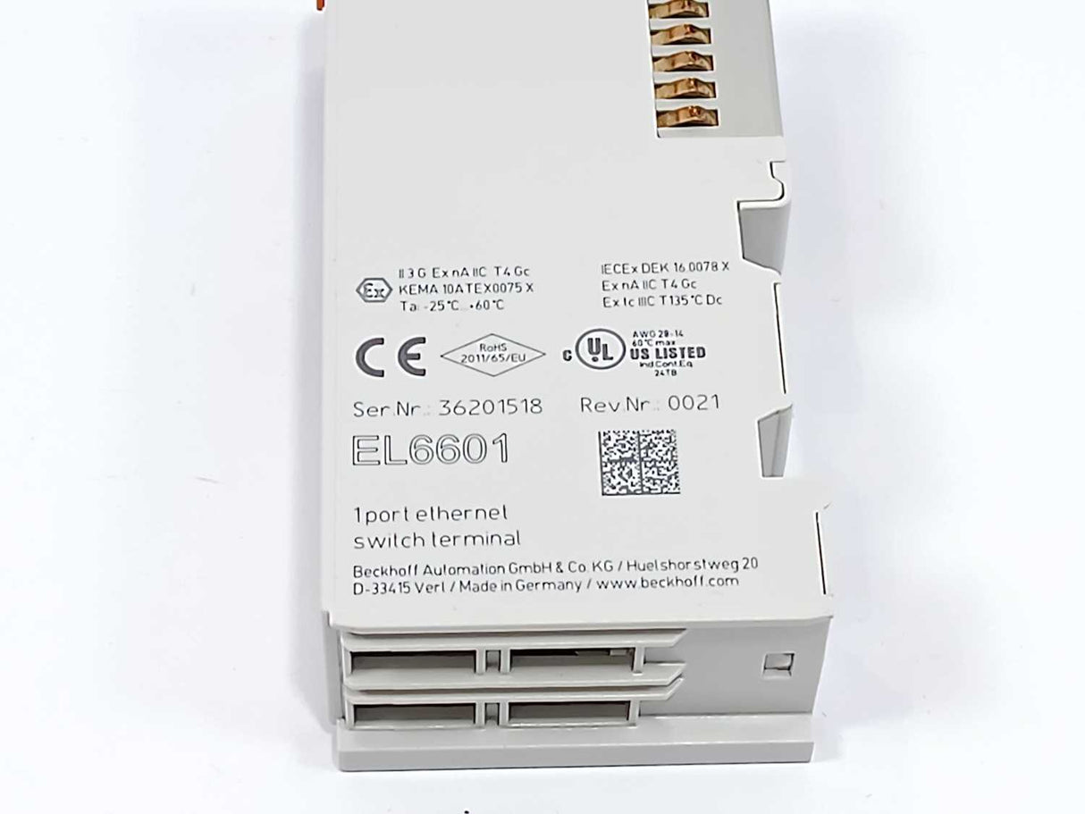 Beckhoff EL6601 1-port communication interface