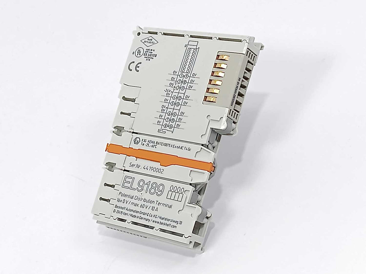 Beckhoff EL9189 Potential distribution terminal