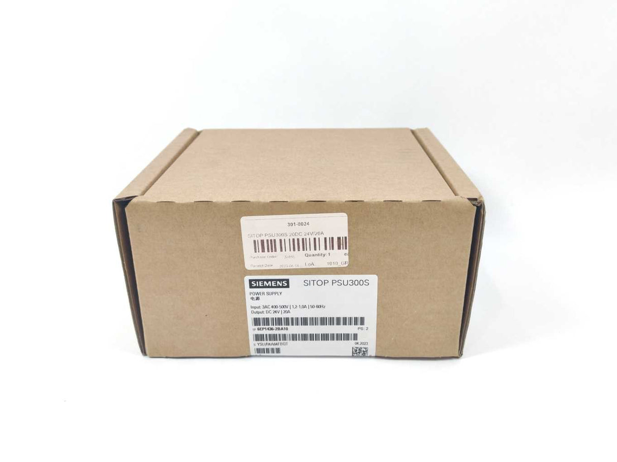 Siemens 6EP1436-2BA10 SITOP PSU300S 24V 20A Power Supply