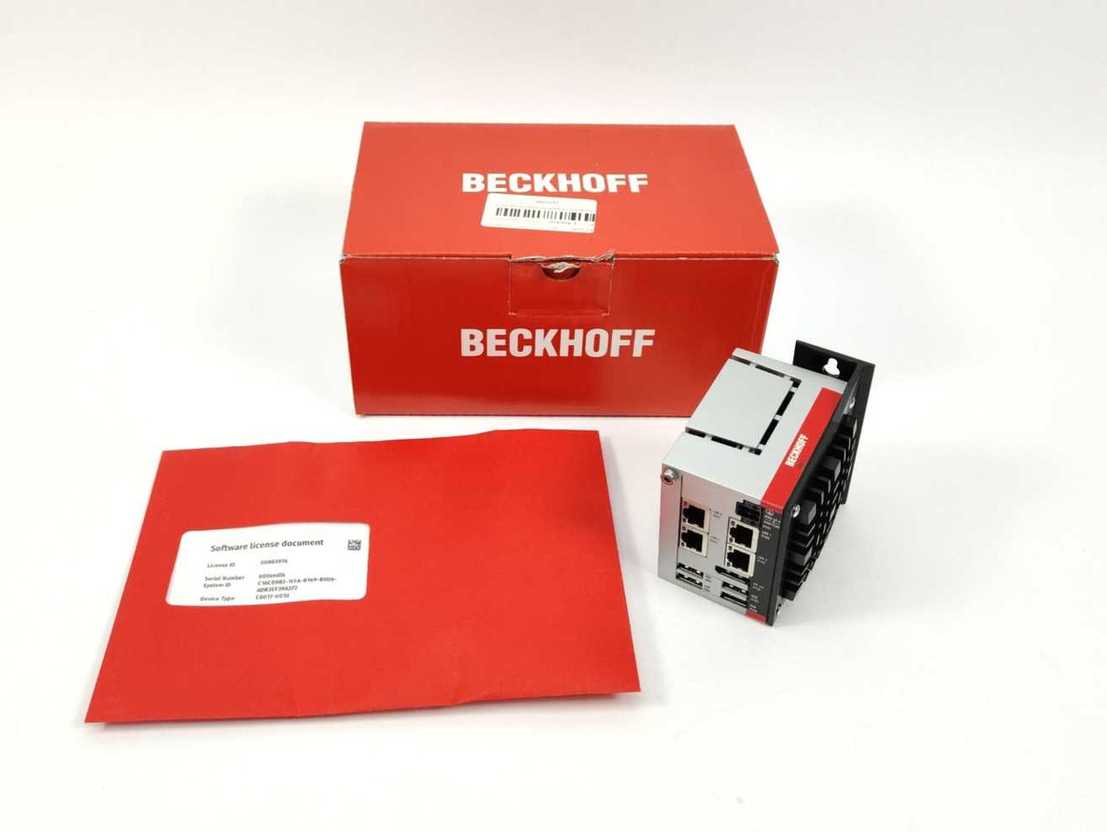 Beckhoff C6017-0010 Ultra-compact Industrial PC serial: 000sndlk
